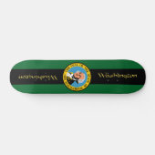 vlag van Washington Persoonlijk Skateboard (Horizontaal)