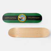 vlag van Washington Persoonlijk Skateboard (Horizontaal)