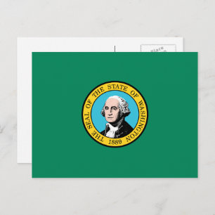 Vlag van Washington, Vlag van Washington Briefkaart