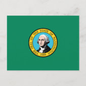 Vlag van Washington, Vlag van Washington Briefkaart (Voorkant)