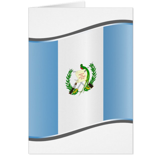 Vlag van Wavy Guatemala (Voorkant)