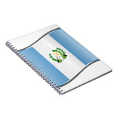 Vlag van Wavy Guatemala Notitieboek (Rechterzijde)