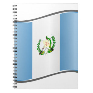 Vlag van Wavy Guatemala Notitieboek