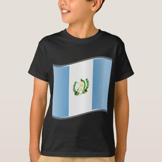 Vlag van Wavy Guatemala T-shirt (Voorkant)