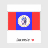 Vlag van Wayne County, Michigan Sticker (Vel)