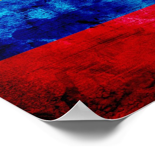 Vlag van Weathered Colombia Poster (Hoek)