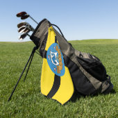 Vlag van Wellington City, Nieuw-Zeeland Golfhanddoek (Groen)