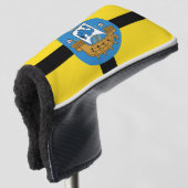 Vlag van Wellington City, Nieuw-Zeeland Golfheadcover (3/4 voorkant)