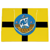 Vlag van Wellington City, Nieuw-Zeeland Groot Cadeauzakje (Voorkant)