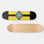 Vlag van Wellington City, Nieuw-Zeeland Persoonlijk Skateboard (Horizontaal)