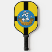 Vlag van Wellington City, Nieuw-Zeeland Pickleball Paddle (Voorkant)