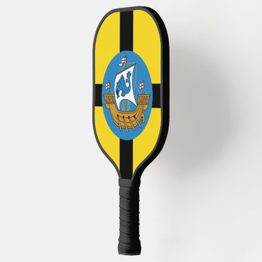 Vlag van Wellington City, Nieuw-Zeeland Pickleball Paddle (Links)