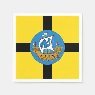 Vlag van Wellington City, Nieuw-Zeeland Servet