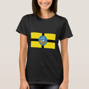 Vlag van Wellington Nieuw-Zeeland T-shirt