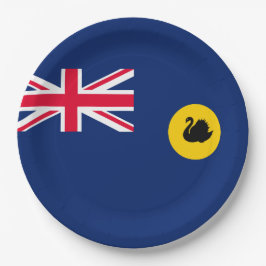 Vlag van West-Australië Staat Papieren Bordje