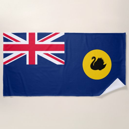Vlag van West-Australië Staat Strandlaken (Voorkant)