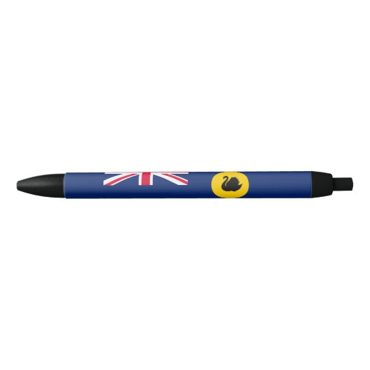 Vlag van West-Australië Staat Zwarte Inkt Pen (Voorkant)