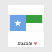 Vlag van West Puntland, Somalië Sticker (Vel)