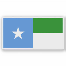 Vlag van West Puntland, Somalië Sticker