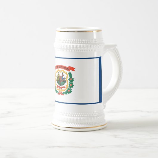 VLAG VAN WEST VIRGINIA BIERPUL (Voorkant rechts)