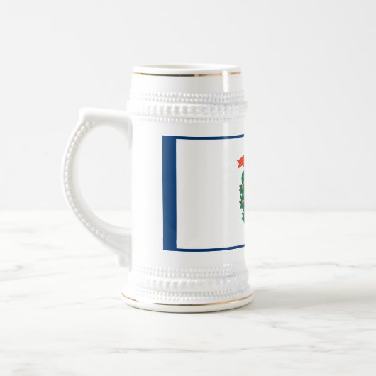 VLAG VAN WEST VIRGINIA BIERPUL (Links)