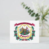 Vlag van West Virginia Briefkaart (Staand voorkant)