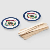 Vlag van West Virginia Handwaaier (Niet-gemonteerd)