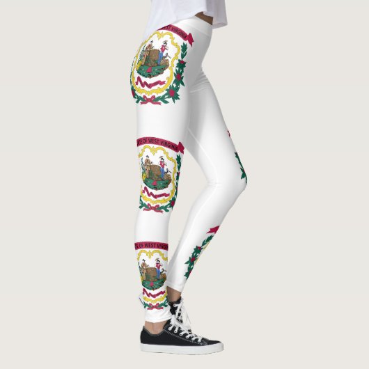 Vlag van West Virginia Leggings (Rechts)