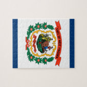 Vlag van West Virginia Legpuzzel (Horizontaal)