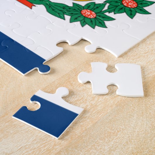 Vlag van West Virginia Legpuzzel (Zijkant)