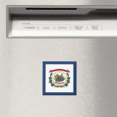 Vlag van West Virginia Magneet (Insitu (Vaatwasser))