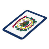 Vlag van West Virginia Magneet (Linkerzijde)