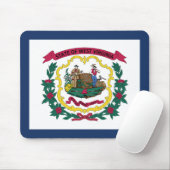 Vlag van West Virginia Muismat (Met muis)