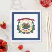 Vlag van West Virginia Servet (Insitu)