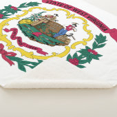 Vlag van West Virginia Sherpa Deken (3/4)