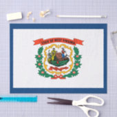 Vlag van West Virginia Tissuepapier (Craft)