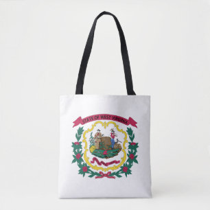 Vlag van West Virginia Tote Bag