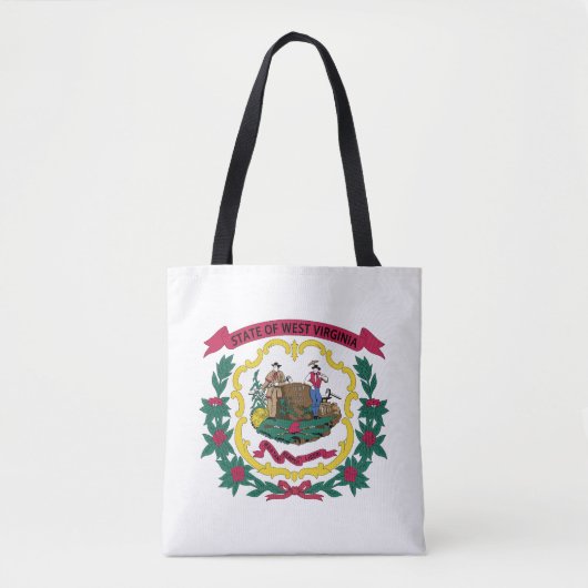 Vlag van West Virginia Tote Bag (Voorkant)
