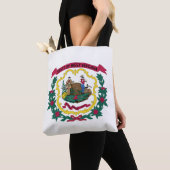Vlag van West Virginia Tote Bag (Dichtbij)