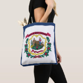 Vlag van West Virginia Tote Bag (Dichtbij)