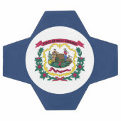 Vlag van West Virginia Voetbal (Enkel)