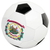 Vlag van West Virginia Voetbal (Drie kwart)