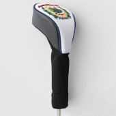 Vlag van West Virginia, VS Golfheadcover (Schuin)
