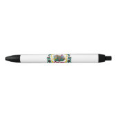 Vlag van West Virginia Zwarte Inkt Pen (Voorkant)