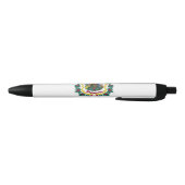 Vlag van West Virginia Zwarte Inkt Pen (Bodem)