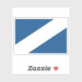 Vlag van Westergoa, Nederland Sticker (Vel)