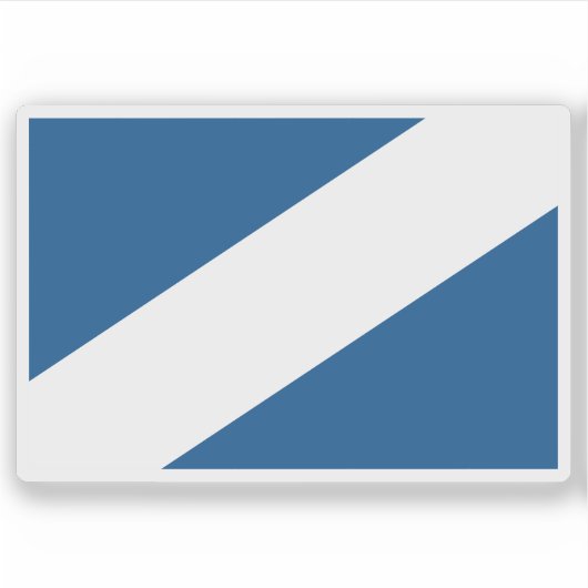 Vlag van Westergoa, Nederland Sticker (Voorkant)