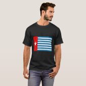 Vlag van Western-Nieuw-Guinea, Indonesië T-shirt (Voorkant volledig)