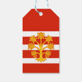Vlag van Westmorland Gift Labels Cadeaulabel (Achterkant)