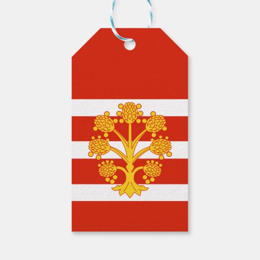 Vlag van Westmorland Gift Labels Cadeaulabel (Achterkant)